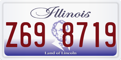IL license plate Z698719