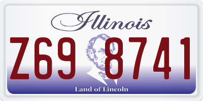 IL license plate Z698741