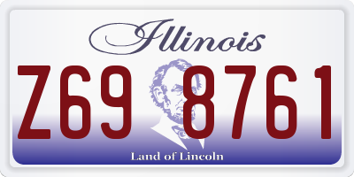 IL license plate Z698761
