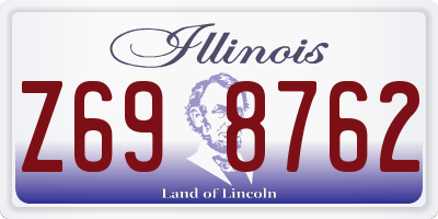 IL license plate Z698762