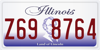IL license plate Z698764