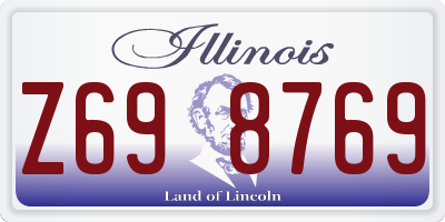 IL license plate Z698769