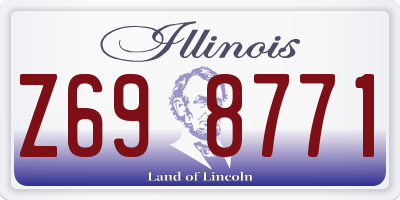 IL license plate Z698771