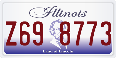 IL license plate Z698773