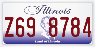 IL license plate Z698784