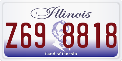 IL license plate Z698818