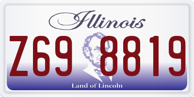IL license plate Z698819