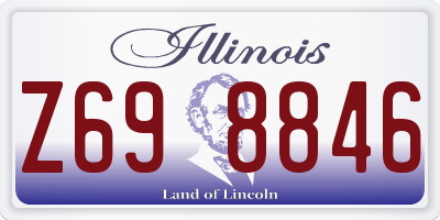 IL license plate Z698846