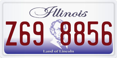 IL license plate Z698856