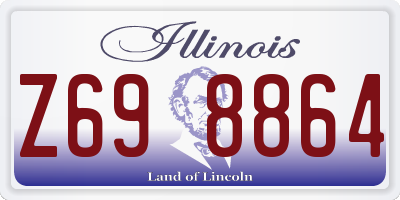 IL license plate Z698864