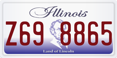 IL license plate Z698865