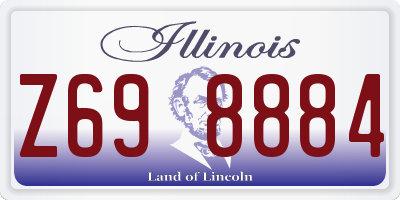 IL license plate Z698884