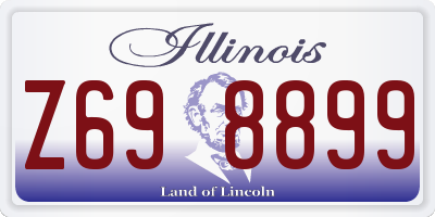 IL license plate Z698899