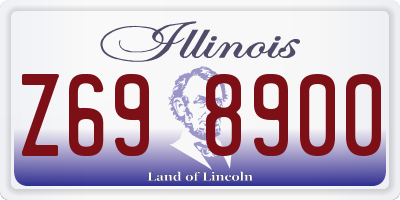 IL license plate Z698900