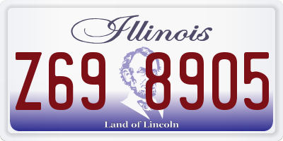 IL license plate Z698905