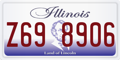 IL license plate Z698906