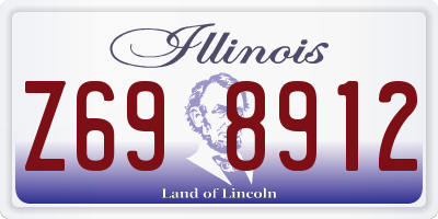 IL license plate Z698912