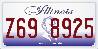 IL license plate Z698925