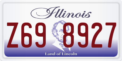 IL license plate Z698927