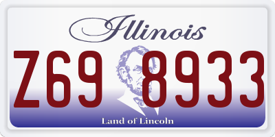 IL license plate Z698933