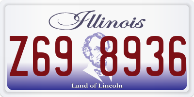 IL license plate Z698936