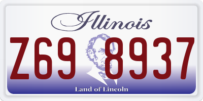 IL license plate Z698937