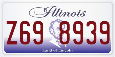 IL license plate Z698939