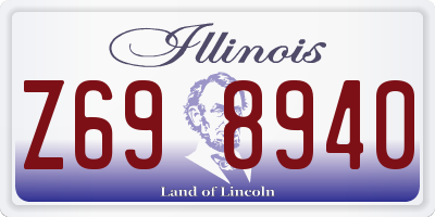 IL license plate Z698940