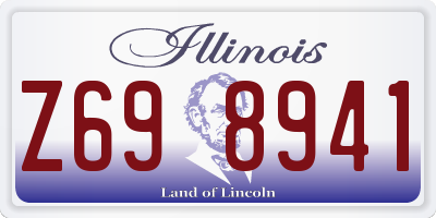 IL license plate Z698941