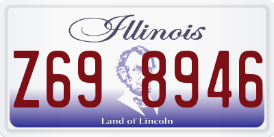 IL license plate Z698946