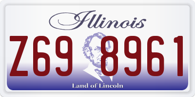 IL license plate Z698961