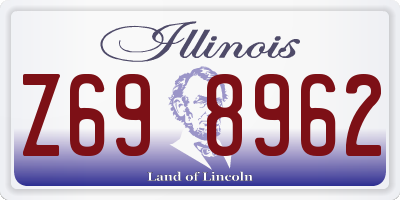 IL license plate Z698962