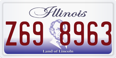 IL license plate Z698963