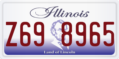 IL license plate Z698965