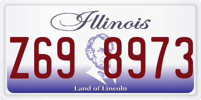 IL license plate Z698973