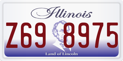 IL license plate Z698975