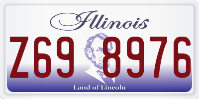 IL license plate Z698976