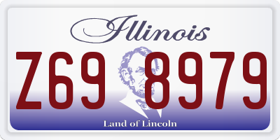 IL license plate Z698979