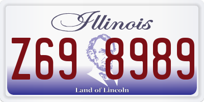 IL license plate Z698989