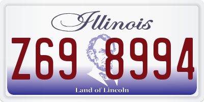 IL license plate Z698994