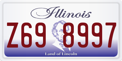 IL license plate Z698997