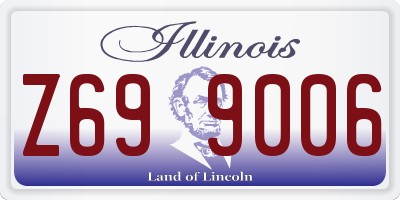 IL license plate Z699006