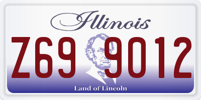 IL license plate Z699012