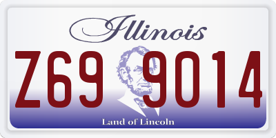 IL license plate Z699014