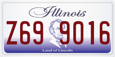 IL license plate Z699016