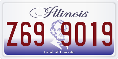 IL license plate Z699019