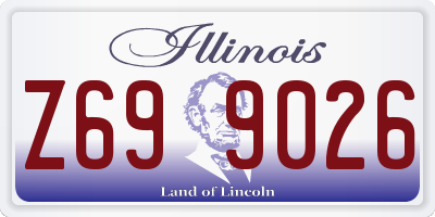 IL license plate Z699026