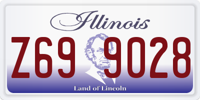 IL license plate Z699028