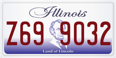 IL license plate Z699032