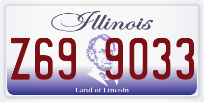 IL license plate Z699033